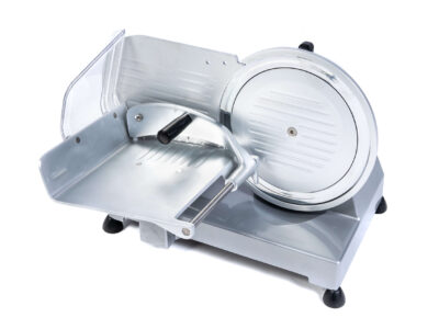 Feliator profesional pentru mezeluri cu diametrul lamei de 250 mm si sistem detasabil de ascutire