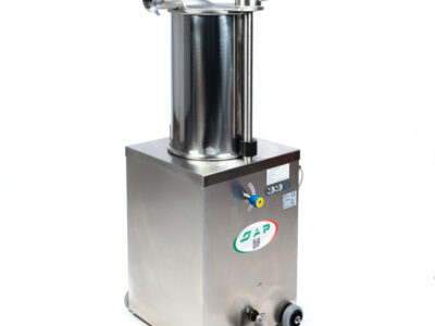 Sprit hidraulic vertical din inox, capacitate max. 25 lt, trifazic
